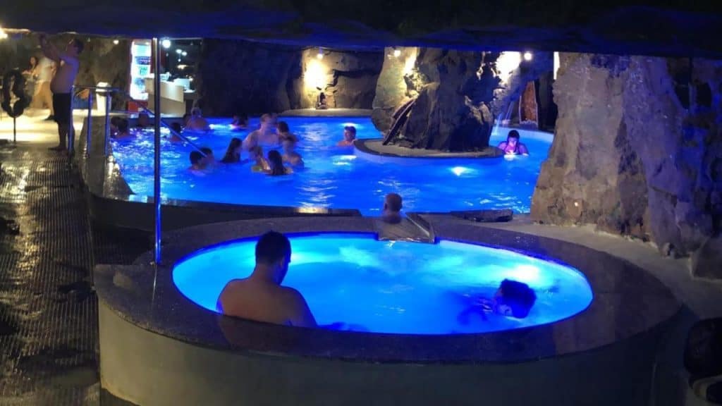 FAQ | swimmimg pool and hot tub in a non-functioning amethyst mine